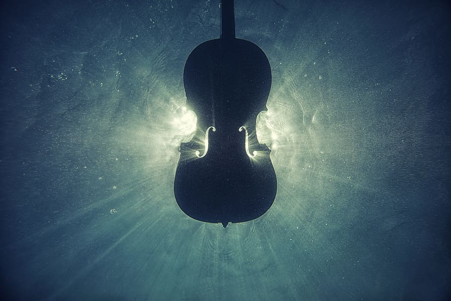 violin underwater