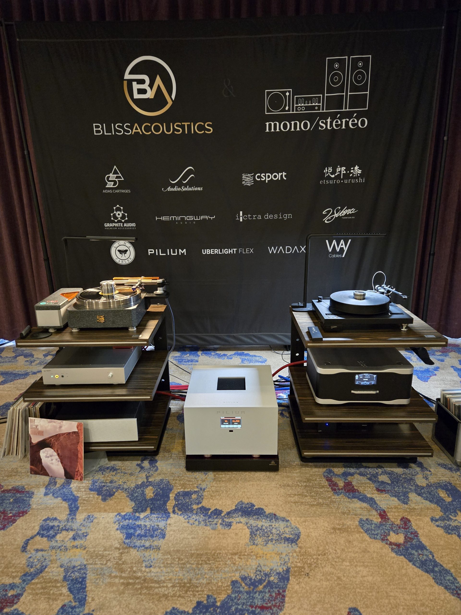 TAF 2025: Bliss Acoustics–Aidas, CSPort, Etsuro, Aidas, Wadax, Synergistic Research, Leonidas, Audio Solutions, JSikora, Luna Cables, Hemingway Audio, Graphite Audio, Ictra Design