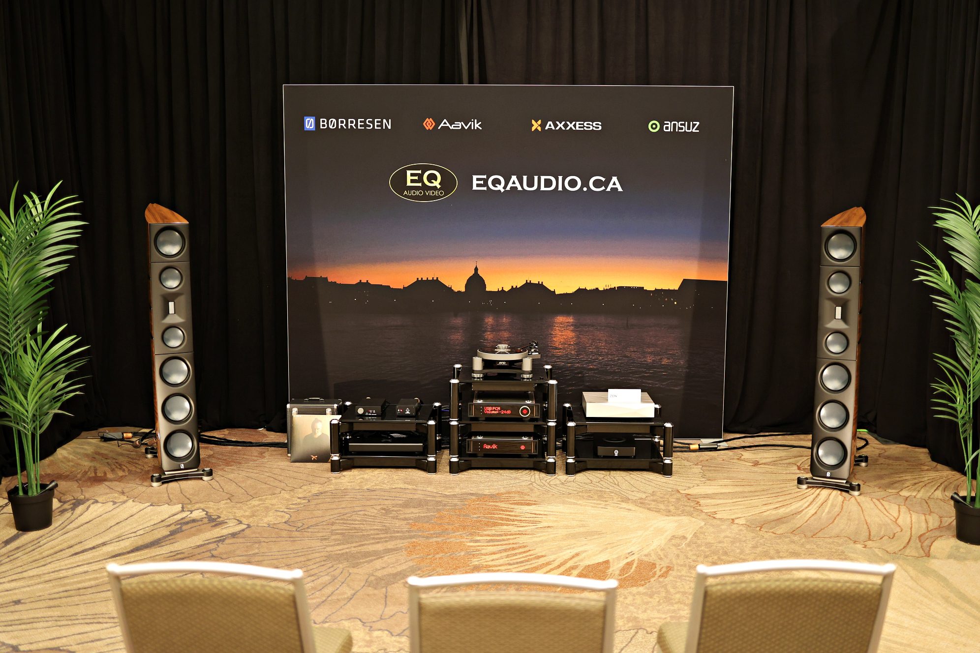 TAF 2025: EQ Audio Video–Innuos, Aavik, Borresen, Ansuz, JVC, Trinnov, Musical Fidelity, Kaleidescape, Monitor Audio