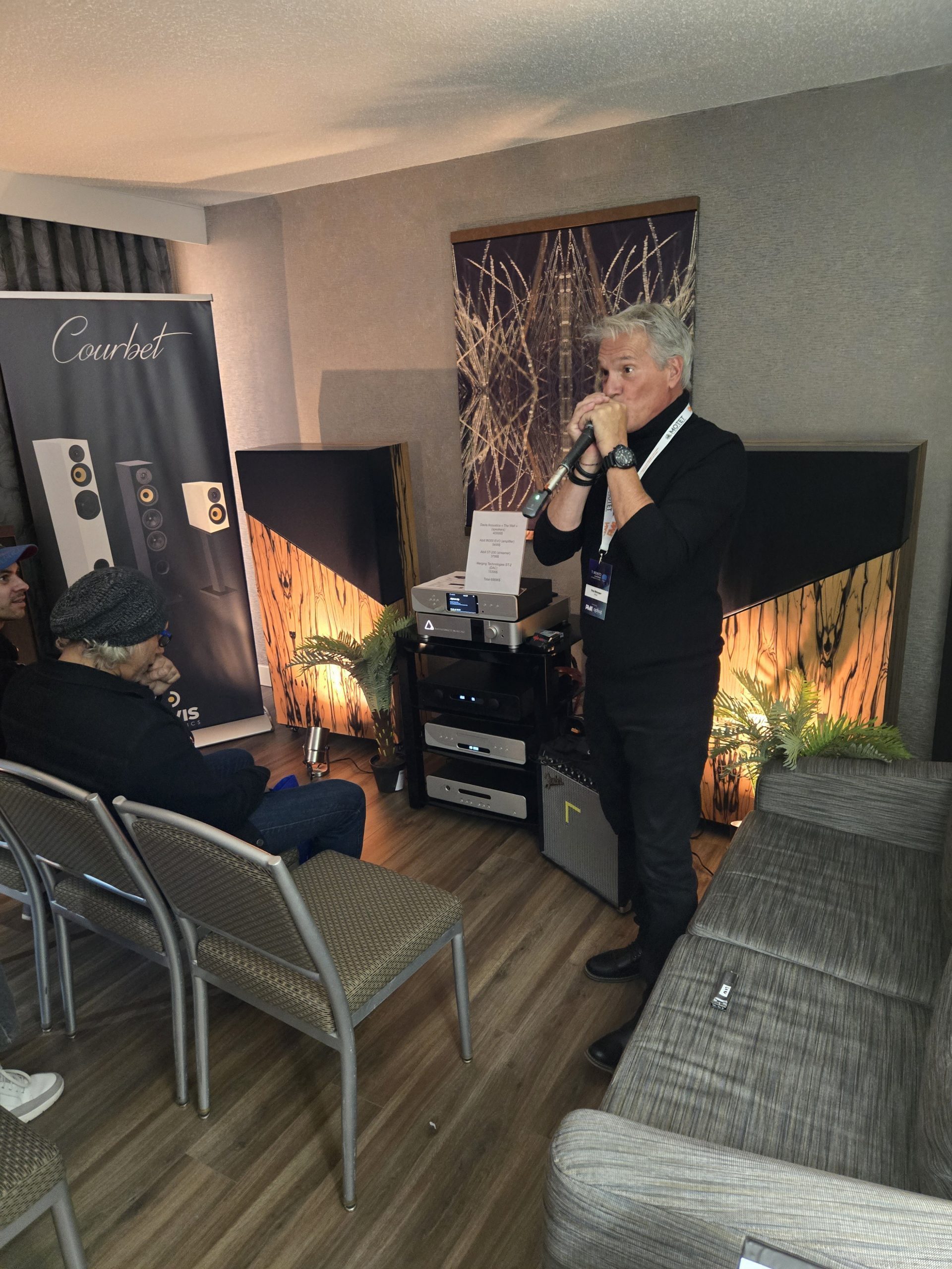 TAF 2025: Audio d’Occasion / Hifipro–Atoll, Davis Acoustics, Merging Technologies, Nordost, Guy Bélanger (kind of)